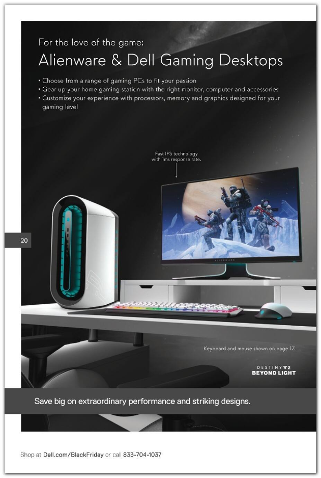 Dell Home Office 2020 Black Friday Ad Page 20