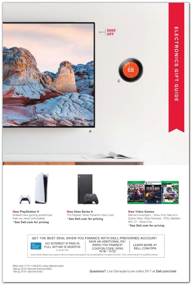 Dell Home Office 2020 Black Friday Ad Page 25