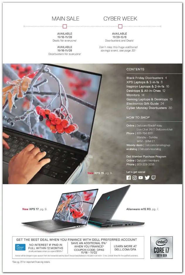 Dell Home Office 2020 Black Friday Ad Page 3