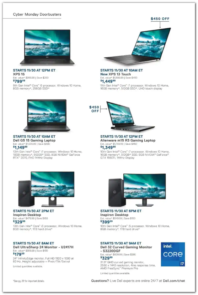 Dell Home Office 2020 Black Friday Ad Page 31