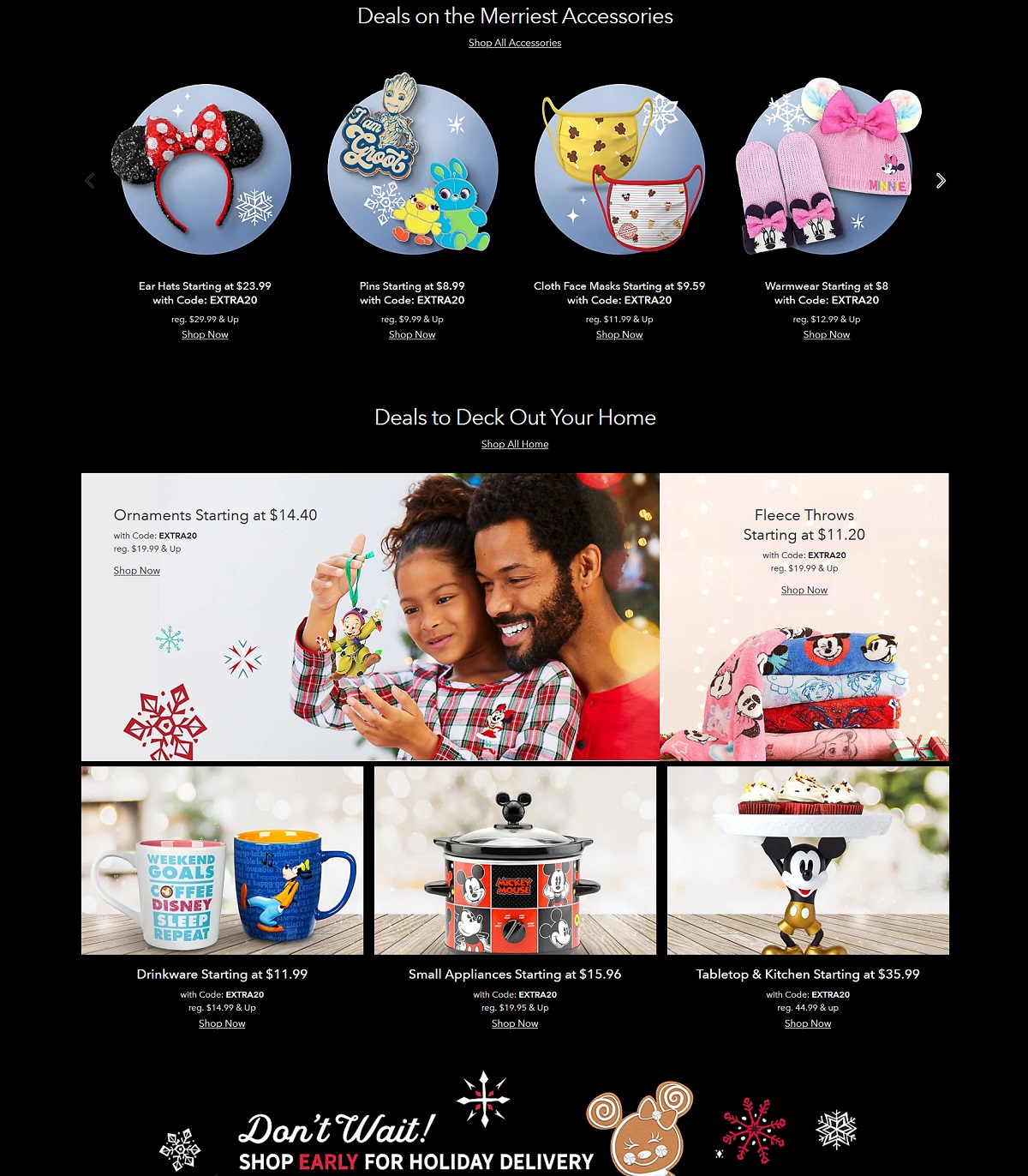 Disney Store 2020 Black Friday Ad Page 4
