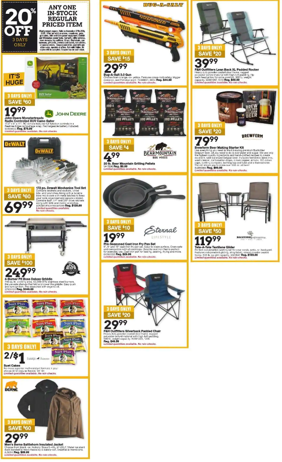 Farm & Home Supply 2020 Black Friday Ad Page 11