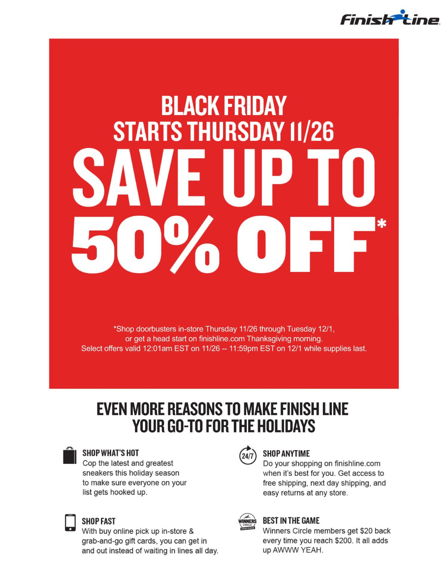 Finish Line 2015 Black Friday Ad Page 2