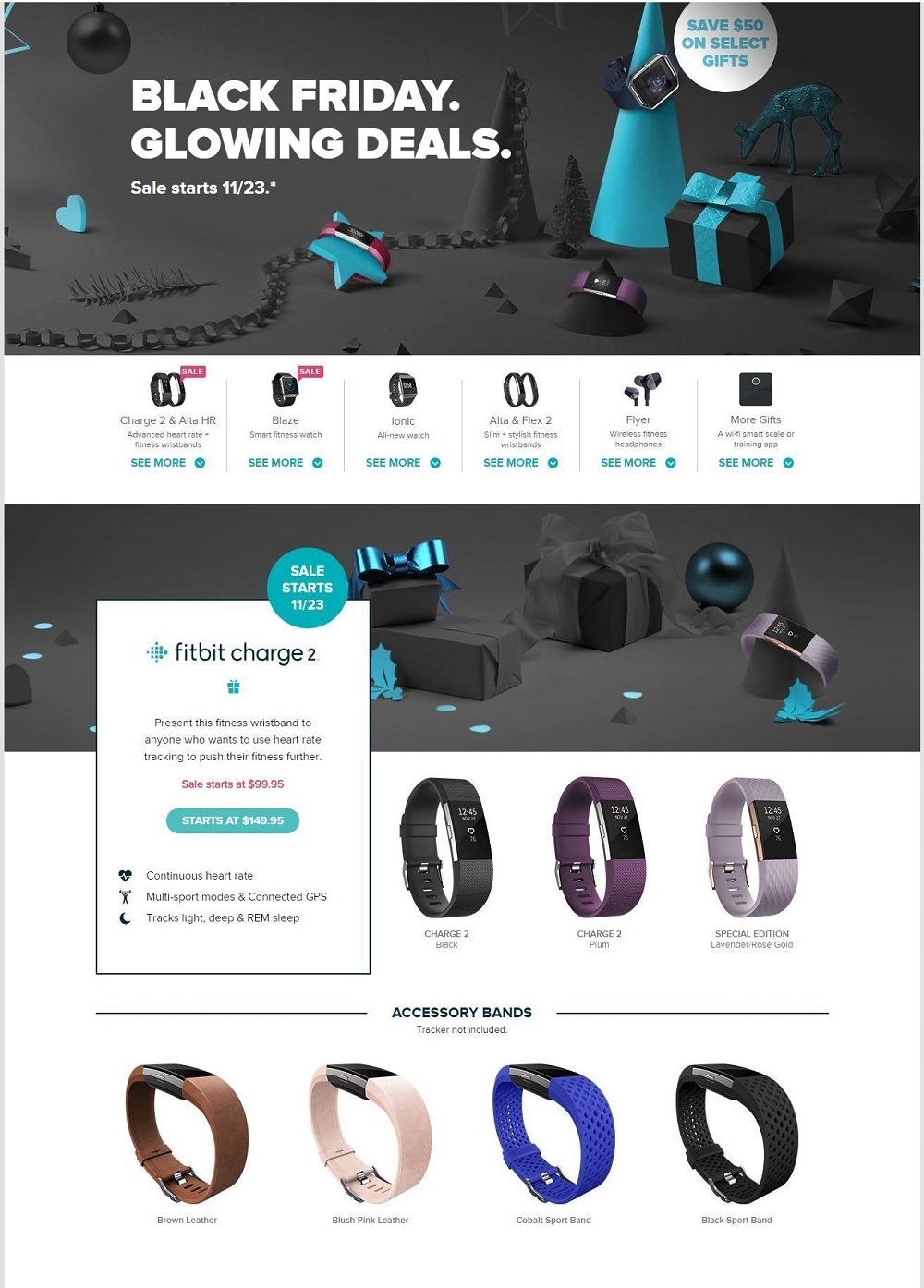 Fitbit 2017 Black Friday Ad Page 1