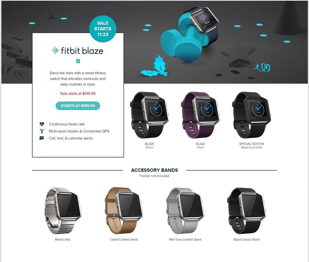 Fitbit 2017 Black Friday Ad Page 3