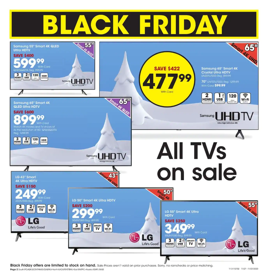 Fred Meyer 2020 Black Friday Ad Page 2