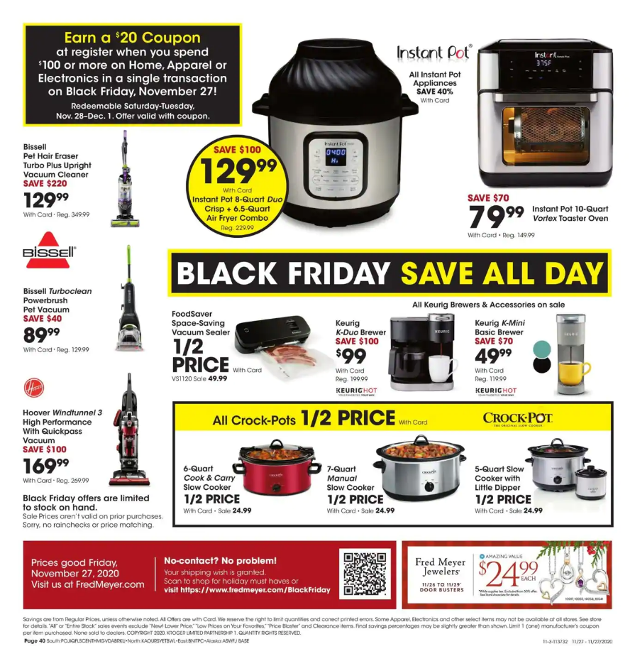 Fred Meyer 2020 Black Friday Ad Page 40