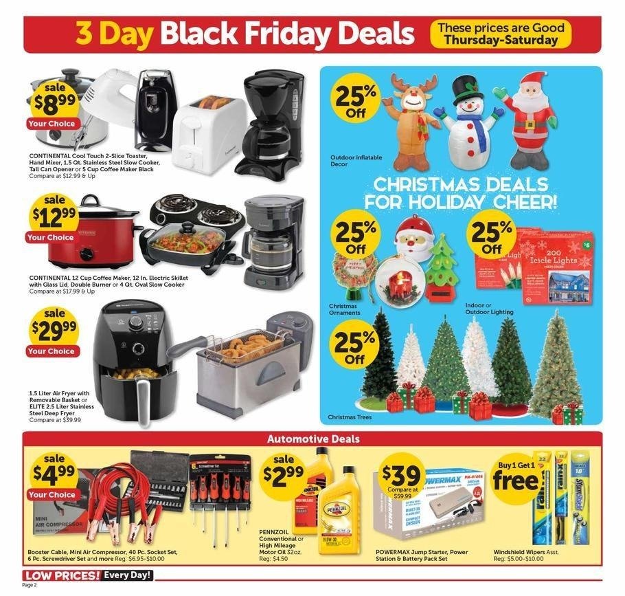 Fred's Pharmacy 2018 Black Friday Ad Page 2