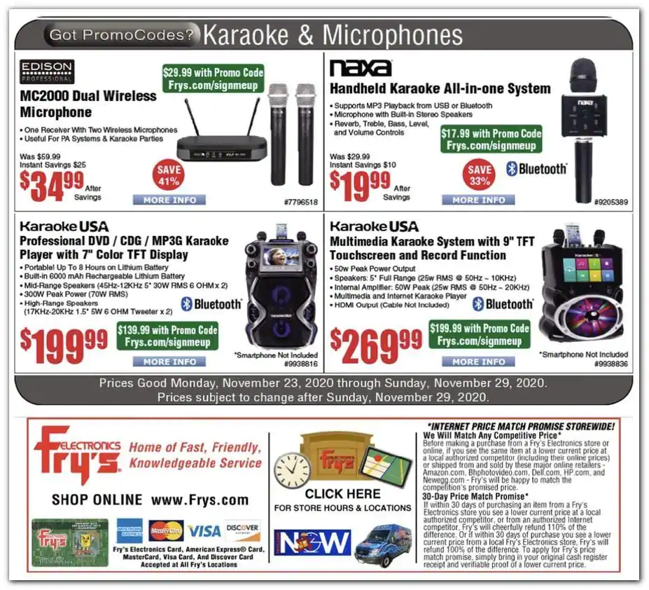 Frys Electronics 2020 Black Friday Ad Page 10