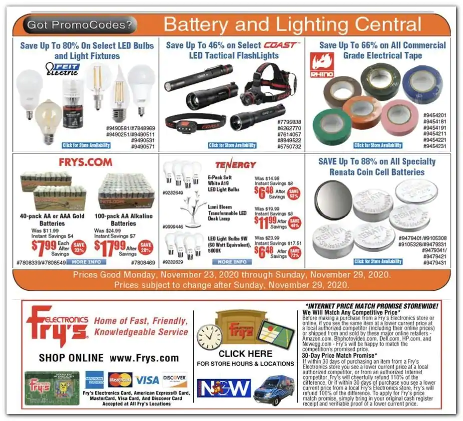 Frys Electronics 2020 Black Friday Ad Page 20