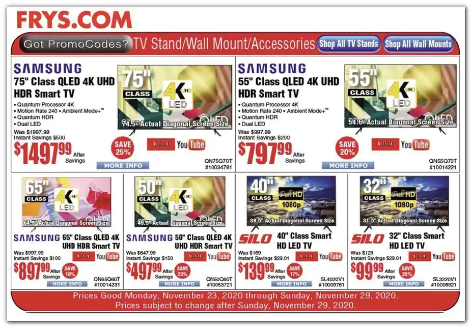 Frys Electronics 2020 Black Friday Ad Page 21