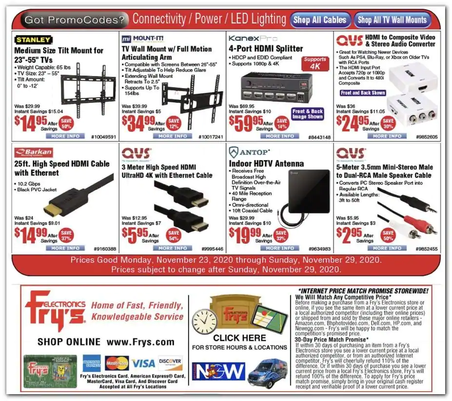 Frys Electronics 2020 Black Friday Ad Page 22