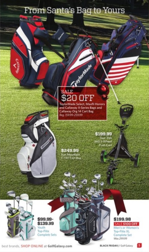Golf Galaxy 2020 Black Friday Ad Page 5