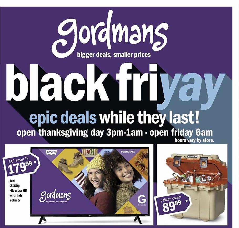 Gordmans 2019 Black Friday Ad Page 1