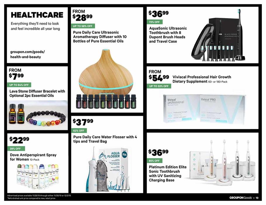 Groupon Goods 2019 Black Friday Ad Page 19