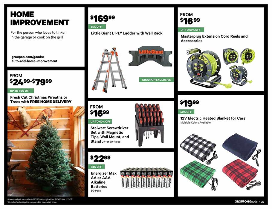 Groupon Goods 2019 Black Friday Ad Page 22