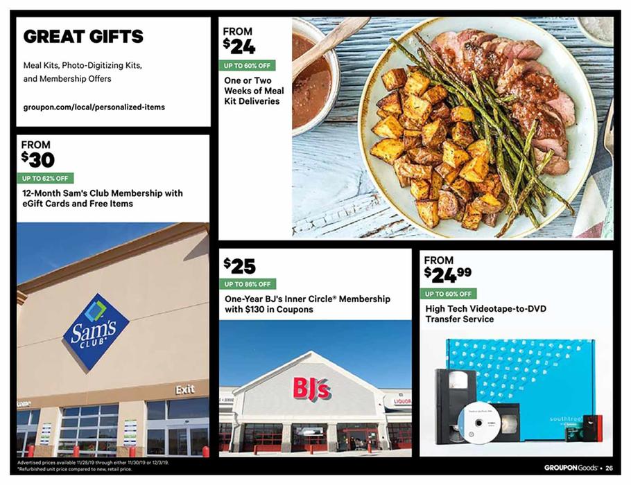 Groupon Goods 2019 Black Friday Ad Page 26