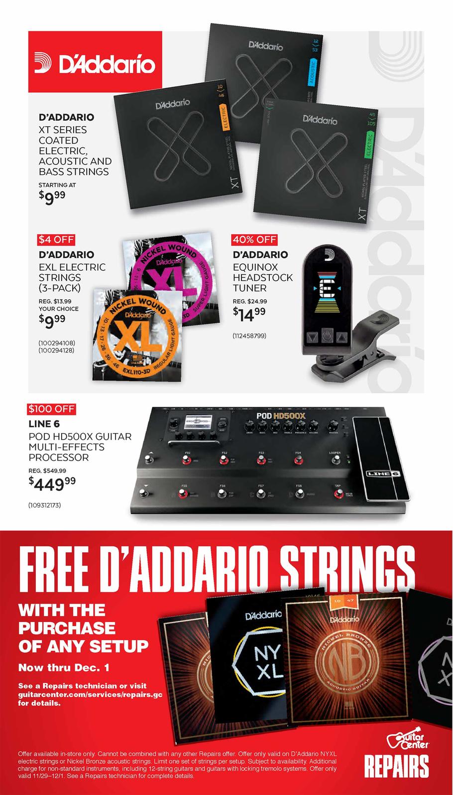 Guitar Center 2019 Black Friday Ad Page 10