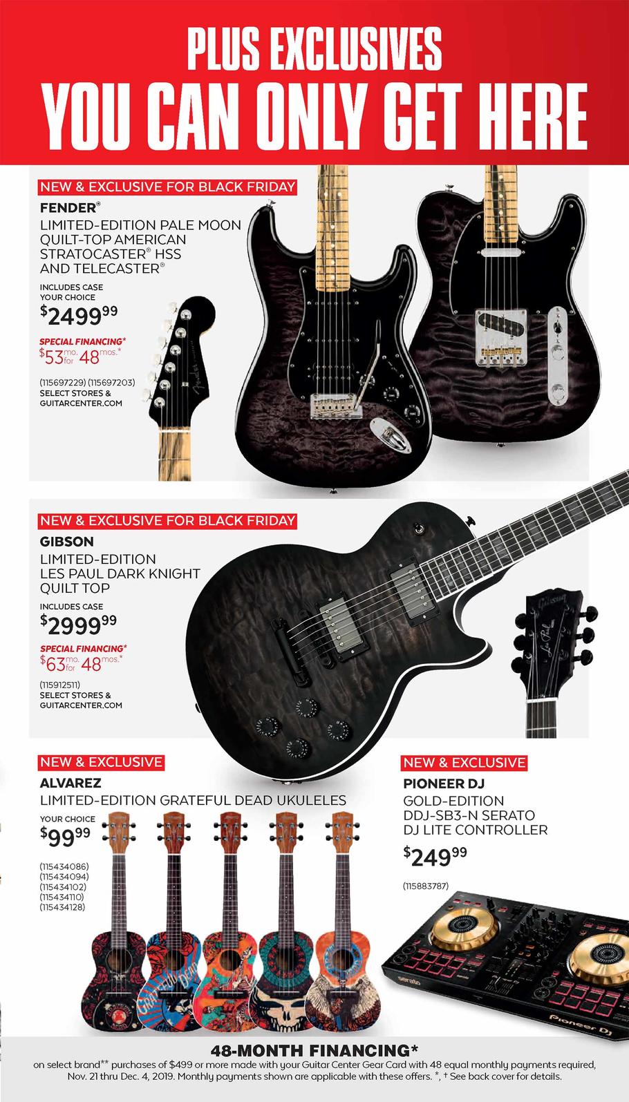 Guitar Center 2019 Black Friday Ad Page 3