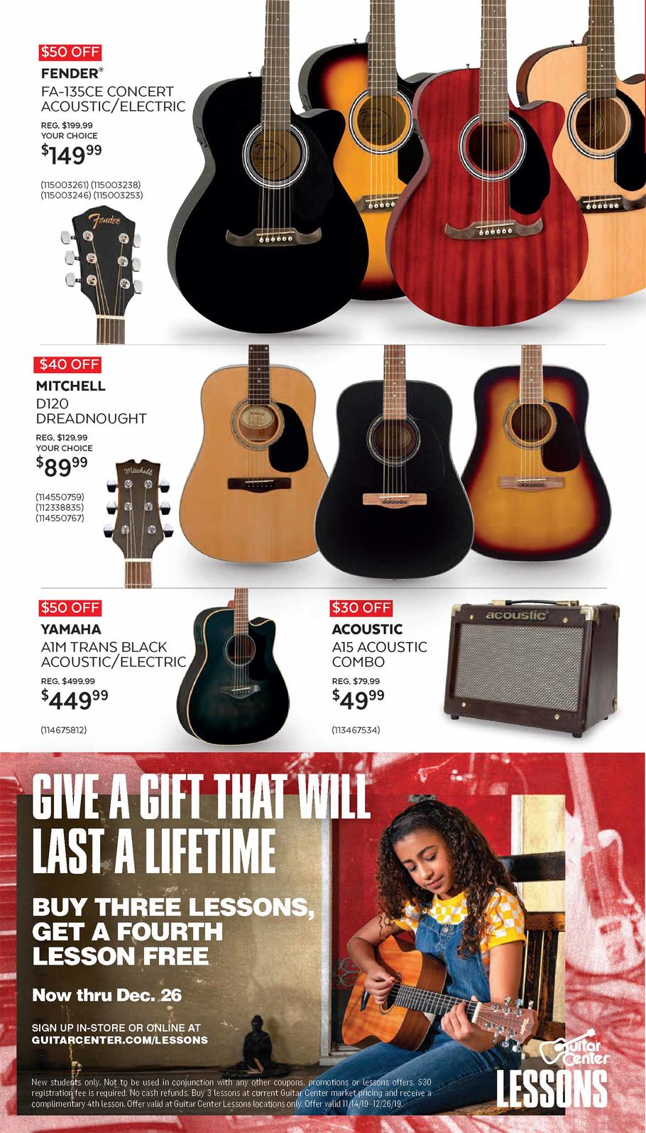 Guitar Center 2019 Black Friday Ad Page 8