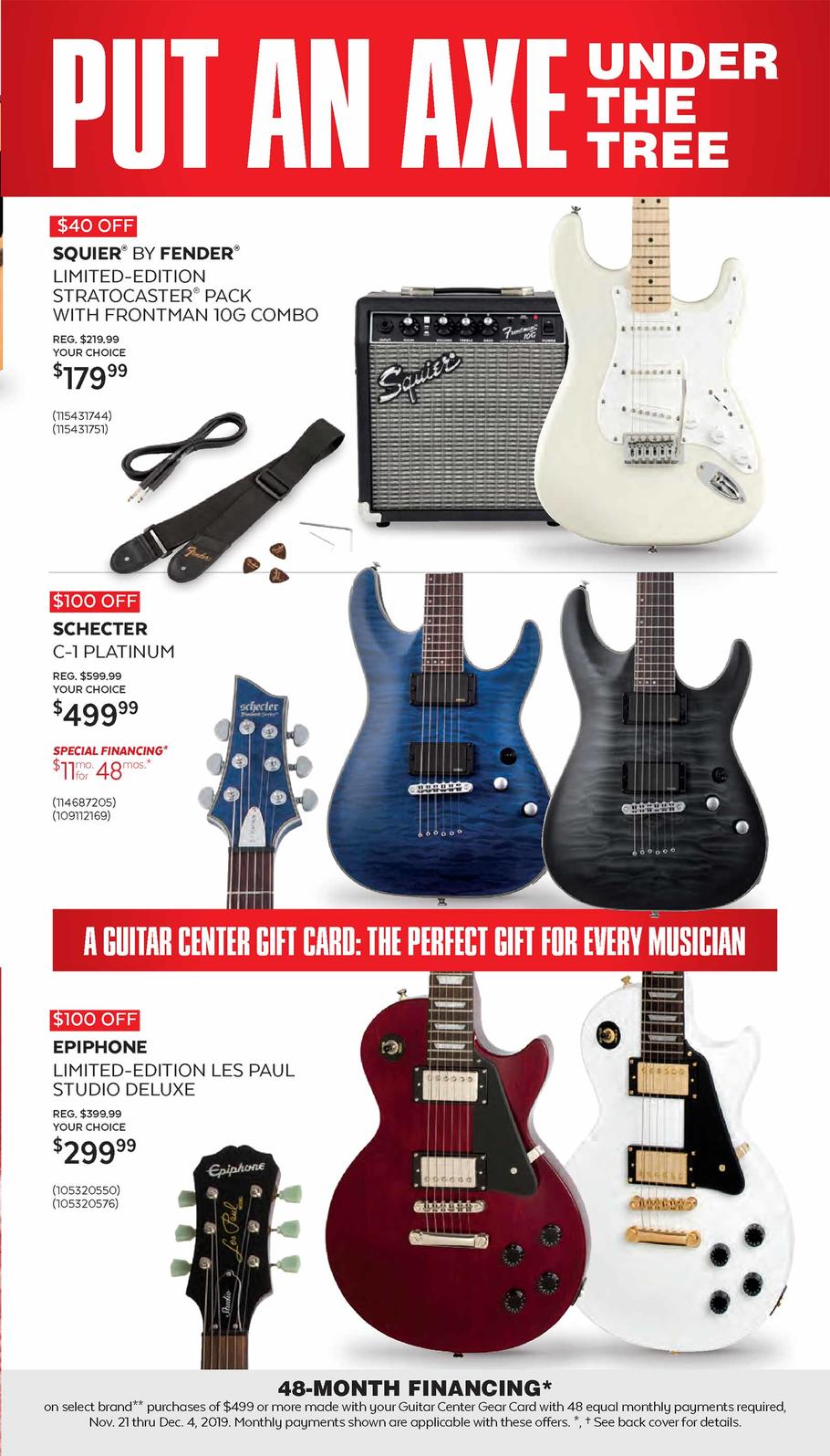 Guitar Center 2019 Black Friday Ad Page 9