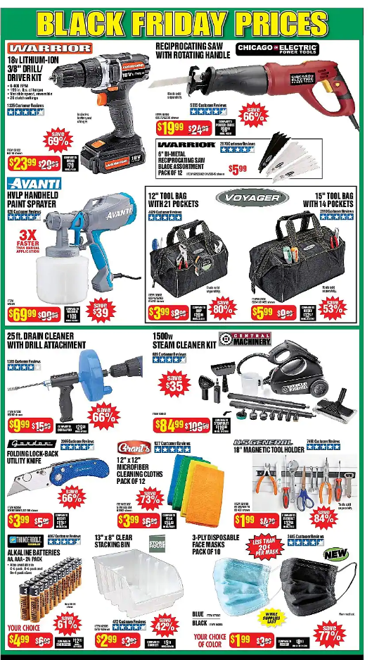 Harbor Freight Tools 2020 Black Friday Ad Page 10