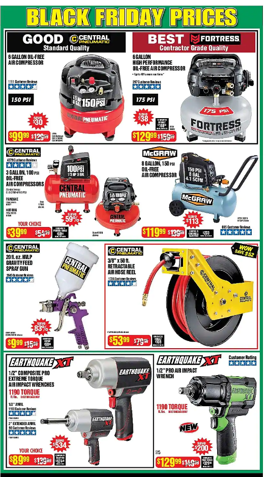 Harbor Freight Tools 2020 Black Friday Ad Page 11
