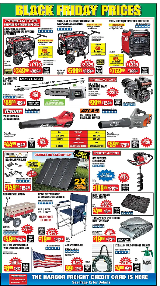 Harbor Freight Tools 2020 Black Friday Ad Page 2