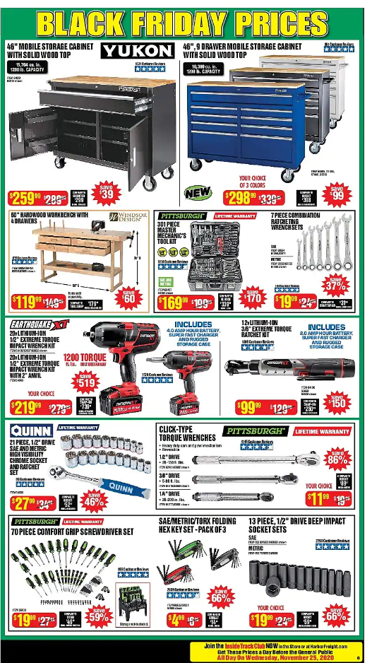 Harbor Freight Tools 2020 Black Friday Ad Page 6
