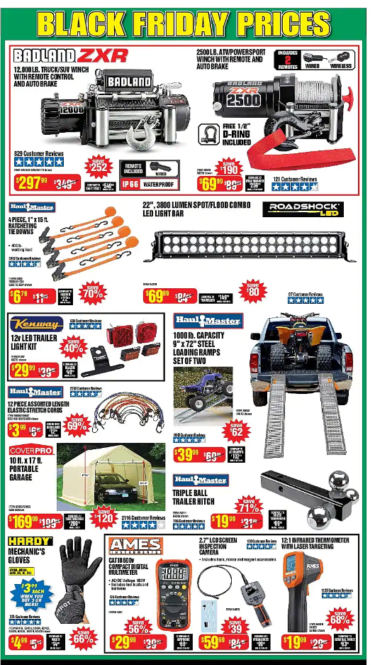 Harbor Freight Tools 2020 Black Friday Ad Page 7