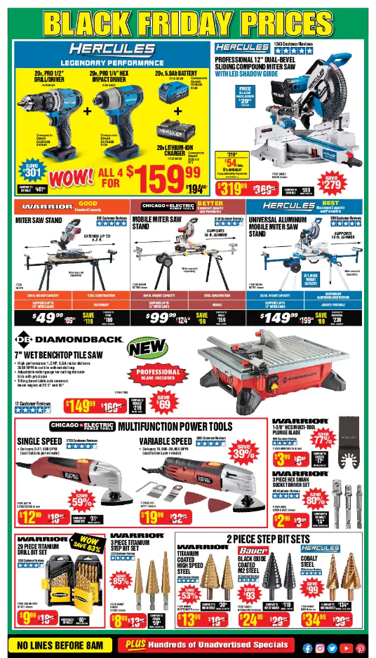 Harbor Freight Tools 2020 Black Friday Ad Page 9