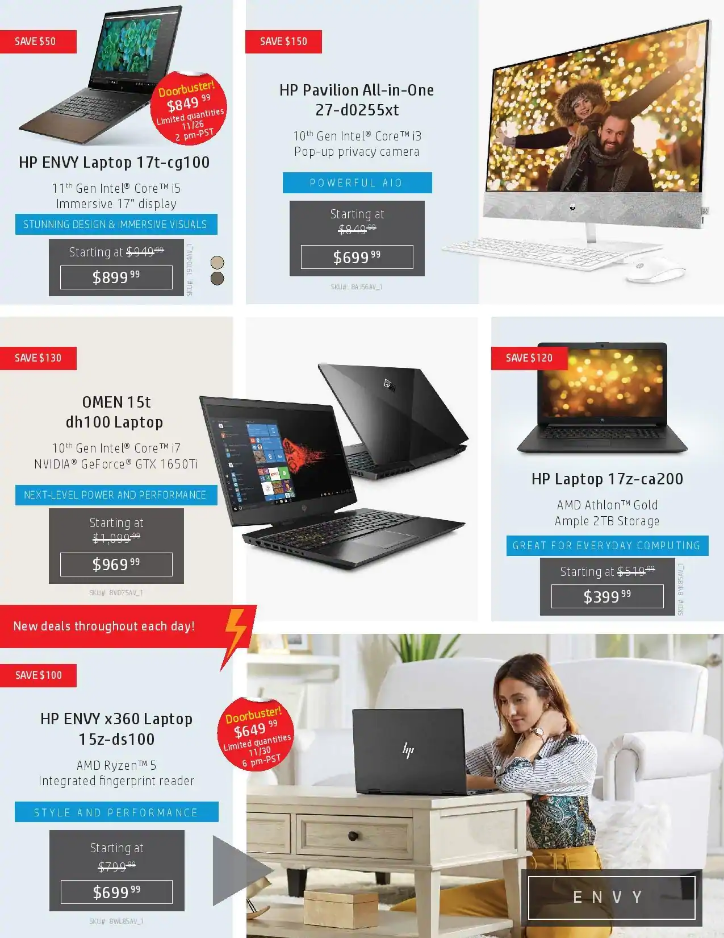 HP 2020 Black Friday Ad Page 2