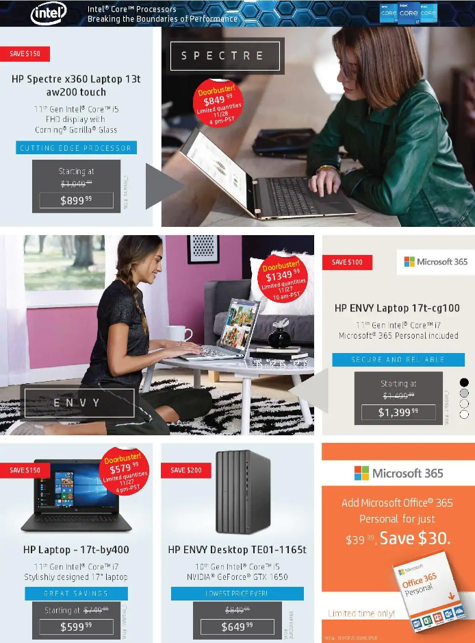 HP 2020 Black Friday Ad Page 7