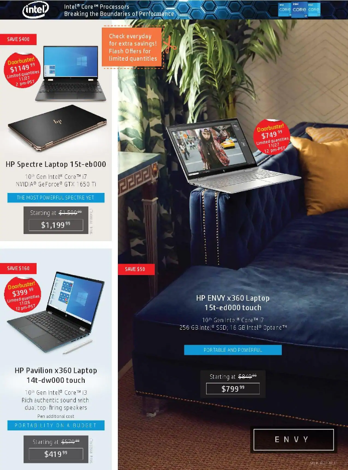 HP 2020 Black Friday Ad Page 8