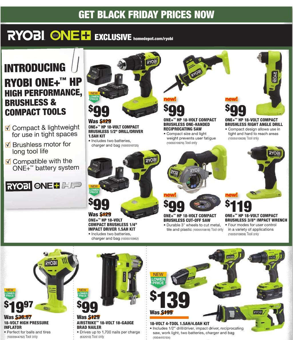 The Home Depot 2020 Black Friday Ad Page 21