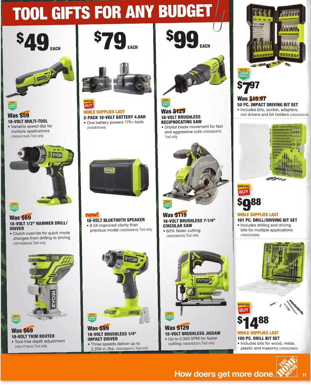 The Home Depot 2020 Black Friday Ad Page 22