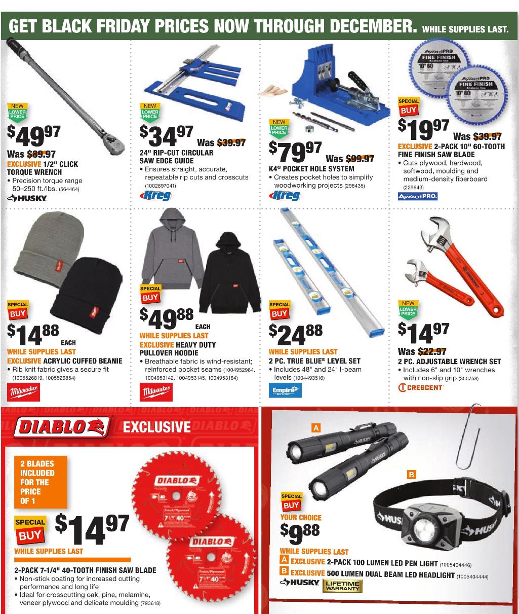 The Home Depot 2020 Black Friday Ad Page 25