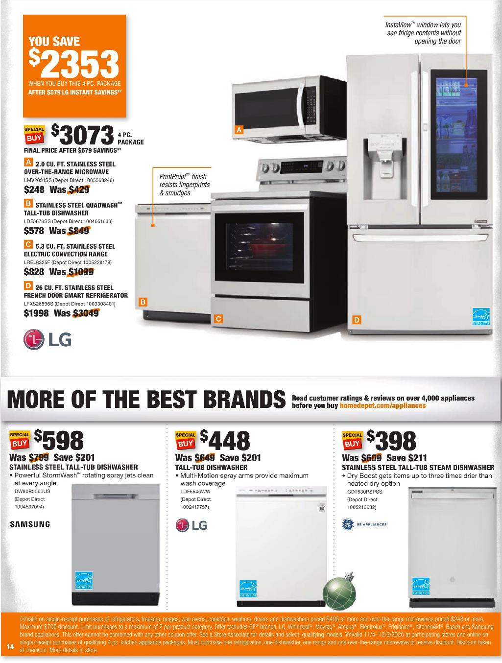 The Home Depot 2020 Black Friday Ad Page 28