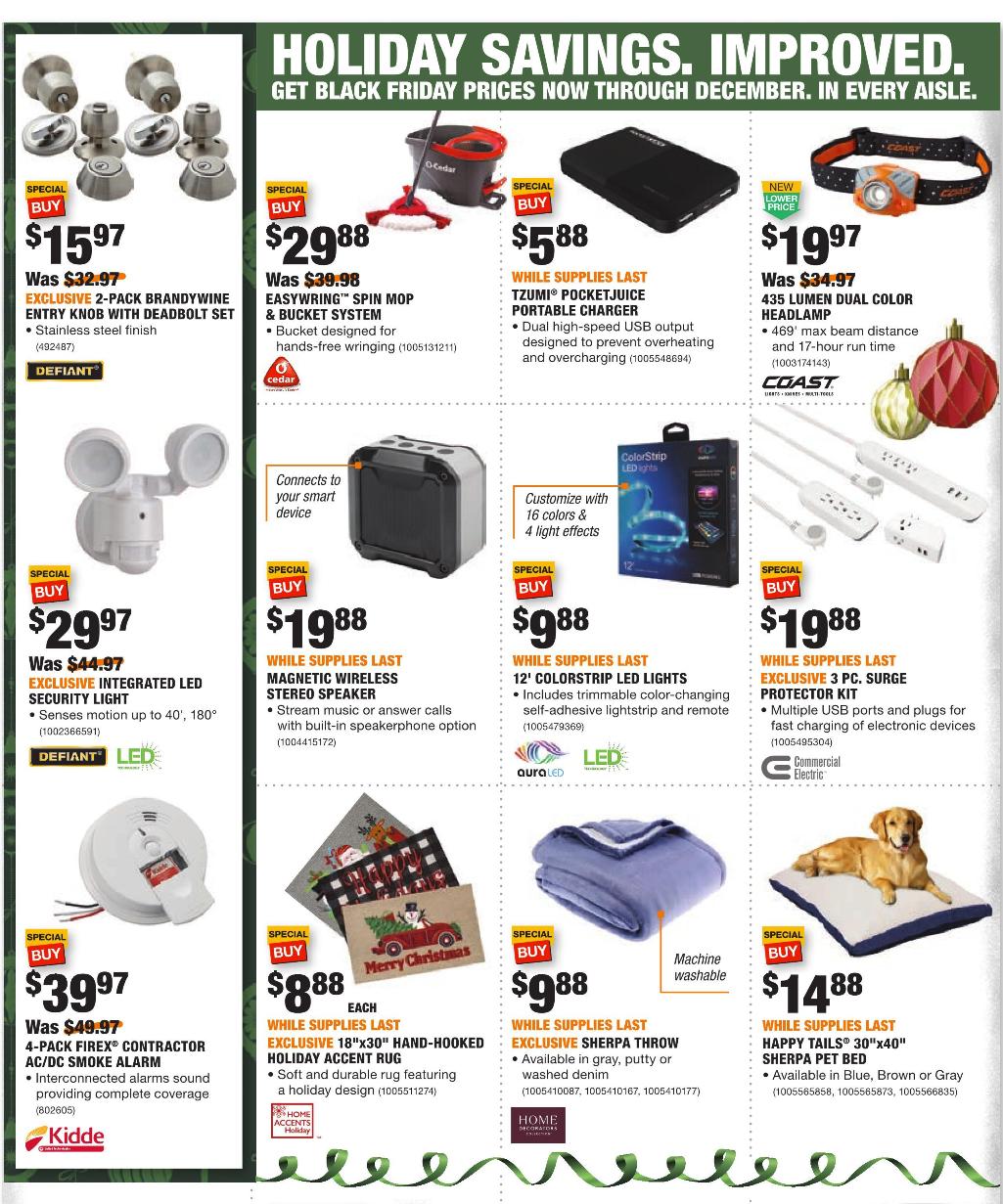 The Home Depot 2020 Black Friday Ad Page 3