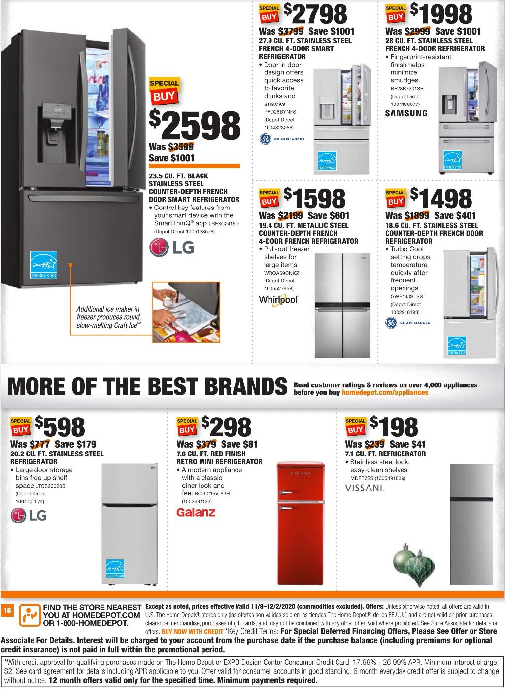 The Home Depot 2020 Black Friday Ad Page 32