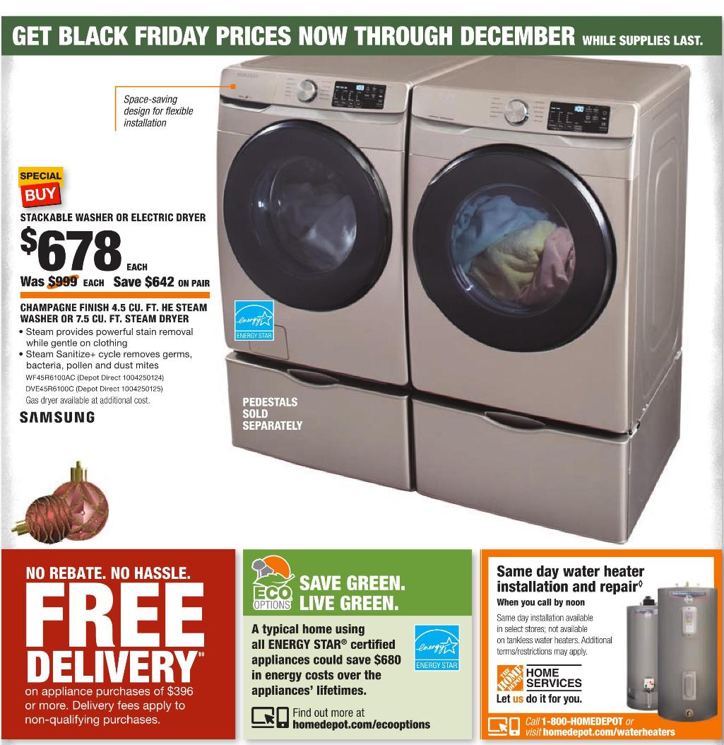 The Home Depot 2020 Black Friday Ad Page 33