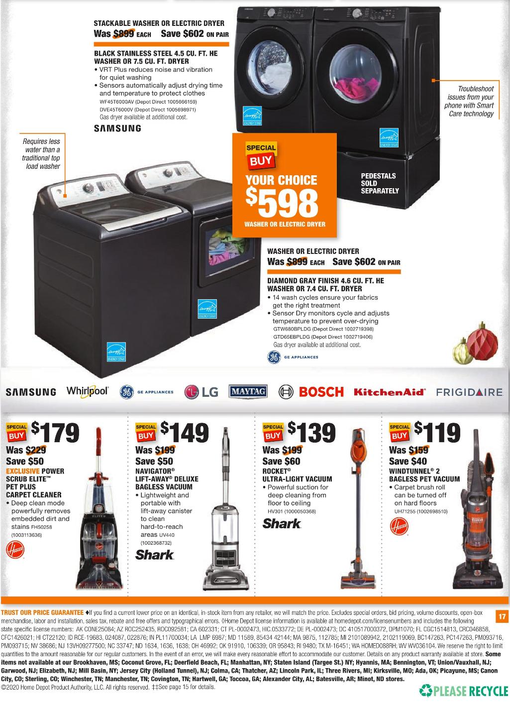 The Home Depot 2020 Black Friday Ad Page 34