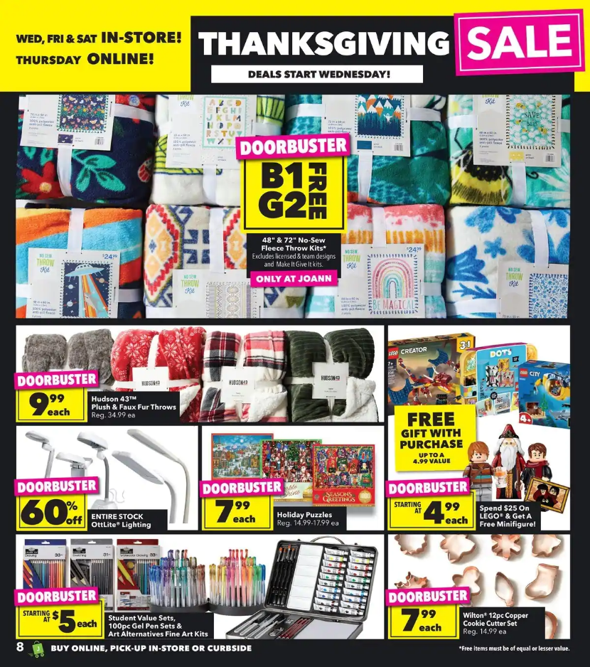 JOANN Fabric and Craft Stores 2020 Black Friday Ad Page 8