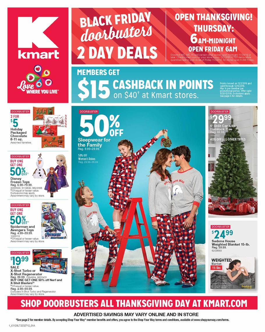Kmart 2019 Black Friday Ad Page 1