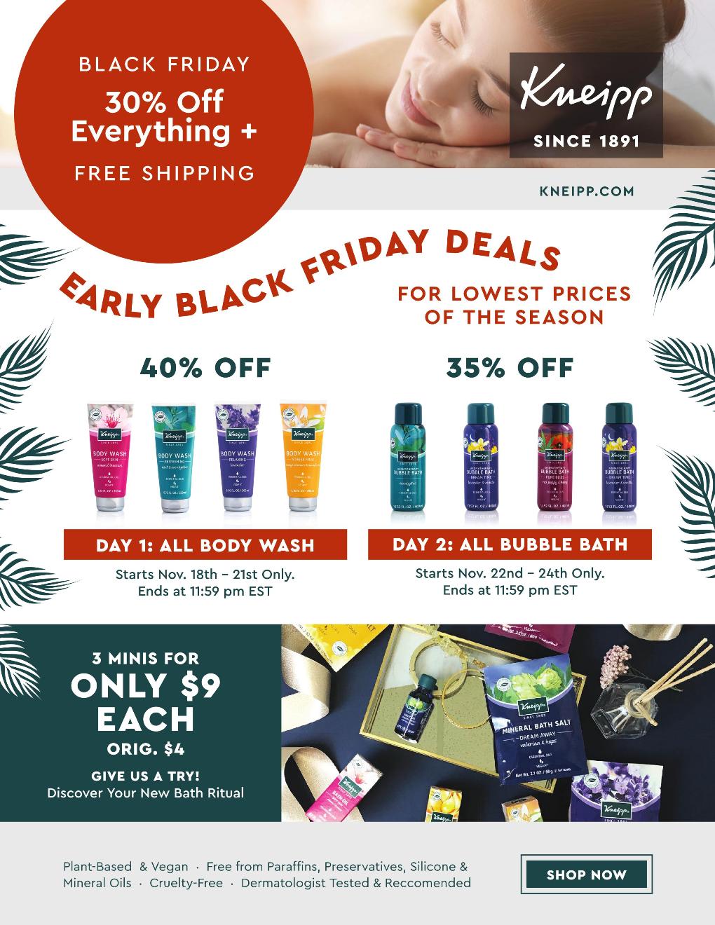 Kneipp 2020 Black Friday Ad Page 2