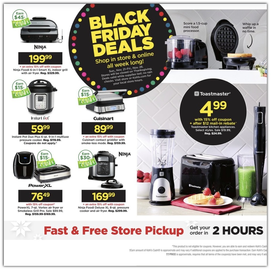 Kohl's 2021 Black Friday Ad Page 10