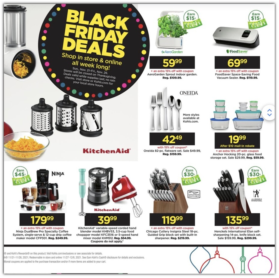 Kohl's 2021 Black Friday Ad Page 13
