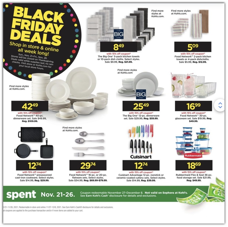 Kohl's 2021 Black Friday Ad Page 17