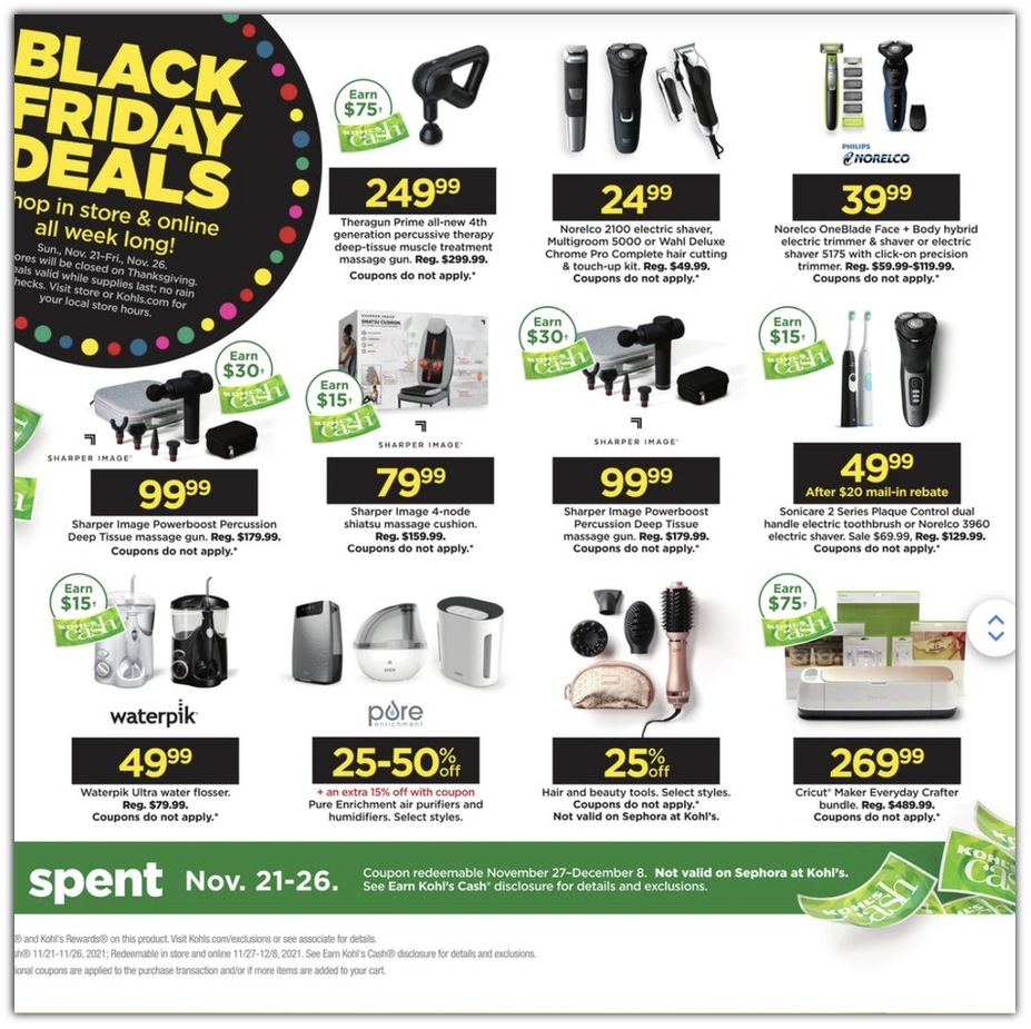 Kohl's 2021 Black Friday Ad Page 27