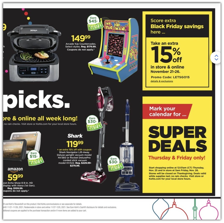 Kohl's 2021 Black Friday Ad Page 3